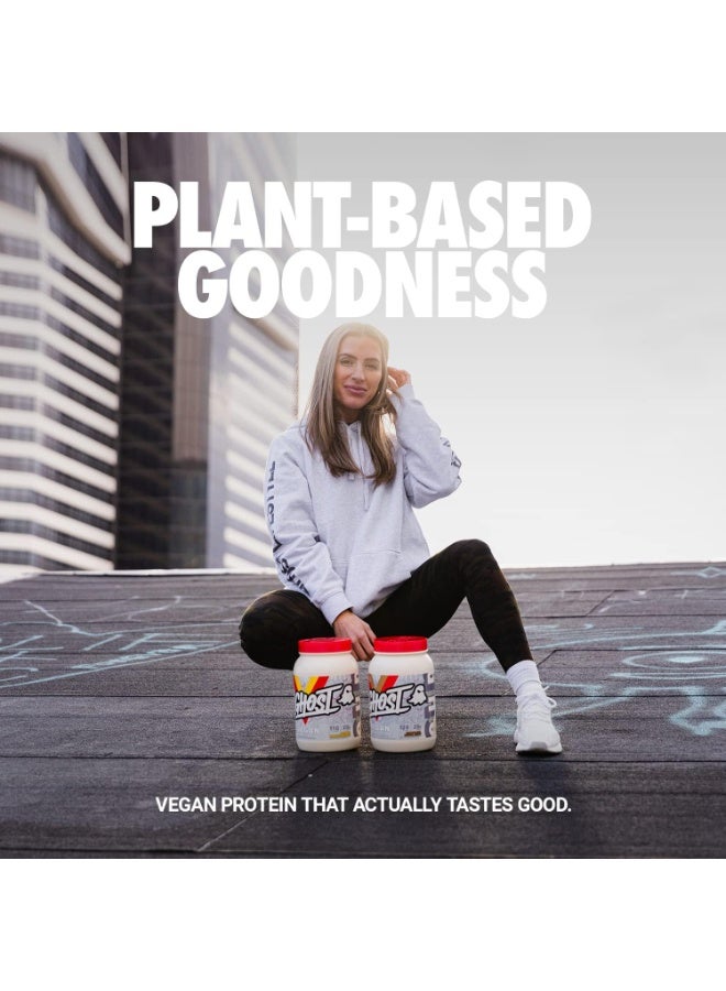 GHOST Vegan Protein 910g – 28 Servings – Pancake Batter Flavor - Image 4